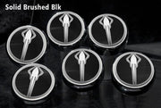 C7/Z06/Z51 Corvette (Manual) Stingray Fluid Cap Cover 6Pc Set | Stingray Emblem - [Corvette Store Online]