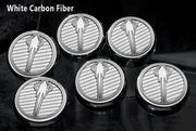 C7/Z06/Z51 Corvette (Manual) Stingray Fluid Cap Cover 6Pc Set | Stingray Emblem - [Corvette Store Online]