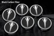 C7/Z06/Z51 Corvette (Manual) Stingray Fluid Cap Cover 6Pc Set | Stingray Emblem - [Corvette Store Online]