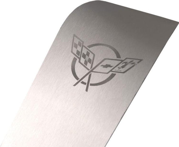 C5 & Z06 Corvette Doorsills Outer | Etched | 1997-2004 - [Corvette Store Online]