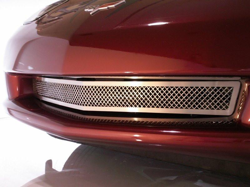C6 Corvette | Front Grille | Polished Laser Mesh | 2005-2013 - [Corvette Store Online]