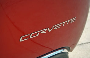 C6 Corvette | Rear Bumper Polished Letter Set - [Corvette Store Online]