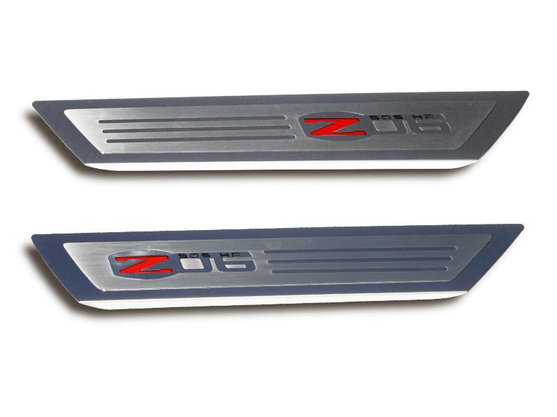 Corvette Z06 Logo | Doorsills Executive Series | 2006-2013 - [Corvette Store Online]