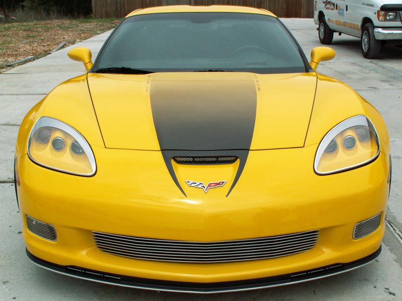 C6 Corvette | Headlight Eyebrow Kit | 2 pc | Chrome ABS - [Corvette Store Online]