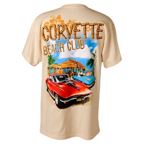 C2 Corvette Mid-Year Beach Club T-Shirt - [Corvette Store Online]