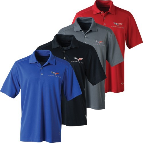 Mens C6 Callaway Dry Core Polo - [Corvette Store Online]