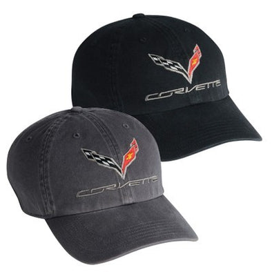 C7 Corvette Premium Garment Washed Cap - [Corvette Store Online]