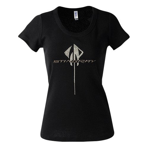 Ladies Stingray Rhinestone T-Shirt - [Corvette Store Online]