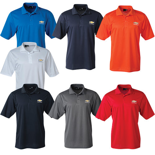 Mens Chevrolet Bowtie Reebok PLAYDRY X-Treme Polo