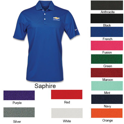Chevrolet Bowtie Mens Nike Dri-FIT Micro Pique Polo