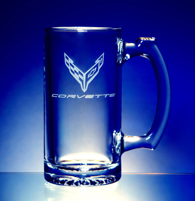 Corvette Logo Deco Mug Set (4) - Choose Logo for Custom Etching