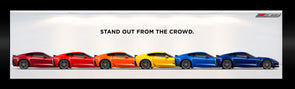 C7 Corvette Z06 Color Framed Artwork