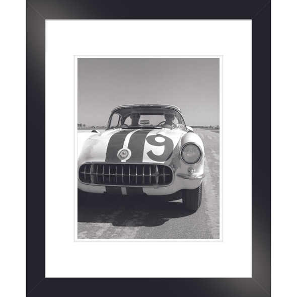 C1 Corvette Racing Framed Historic Photograph
