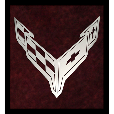 c8-corvette-framed-laser-cut-logo-maroon