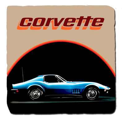 C3 Corvette Generations 1974 Stone Coaster