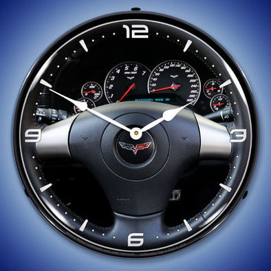 C6 Corvette Dash Lighted Clock - [Corvette Store Online]