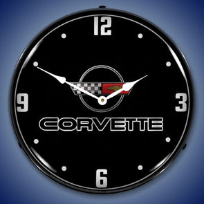 C4 Corvette Black Tie Lighted Clock Profile - [Corvette Store Online]