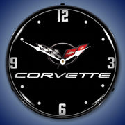 C5 Corvette Black Tie Lighted Clock Profile - [Corvette Store Online]