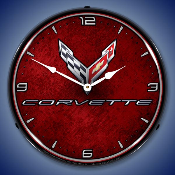 C8 Corvette Clock
