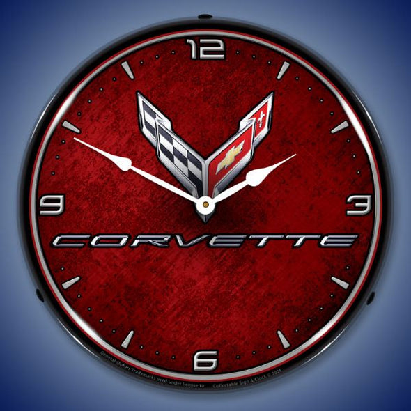 C8 Corvette Clock