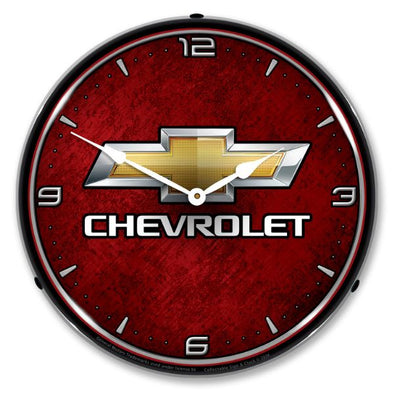 Chevrolet Bowtie Clock-GM24021530-corvette-store-online