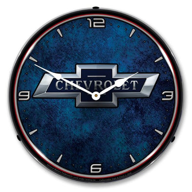 Chevrolet Bowtie 100th Anniversary Clock-GM24021531-corvette-store-online