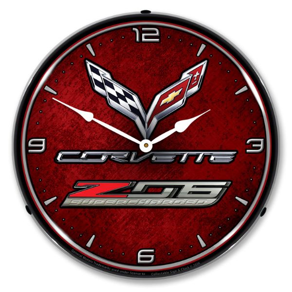 C7 Corvette Z06 Clock-GM24021540-corvette-store-online