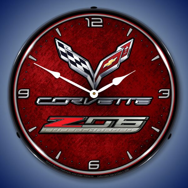 C7 Corvette Z06 Clock