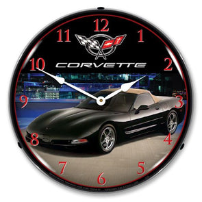 C5 Corvette Black Clock-GM24031546-corvette-store-online