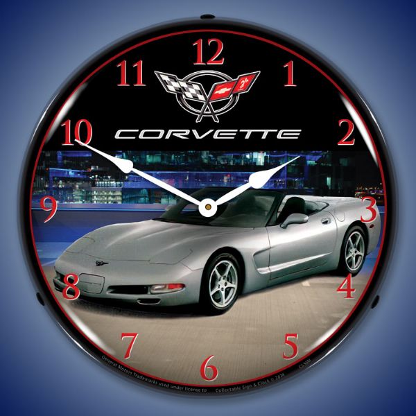 c5-corvette-sebring-silver-metallic-clock-gm24031553-corvette-store-online