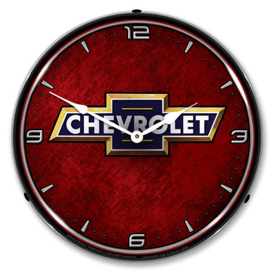 Chevrolet Bowtie Heritage Clock-GM24031555-corvette-store-online