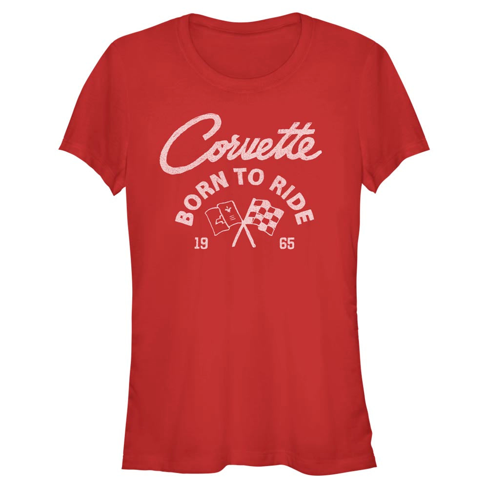 corvette-born-to-run-juniors-t-shirt