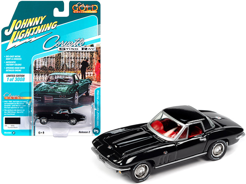 1965-corvette-hardtop-tuxedo-black-with-red-interior-1-64-diecast
