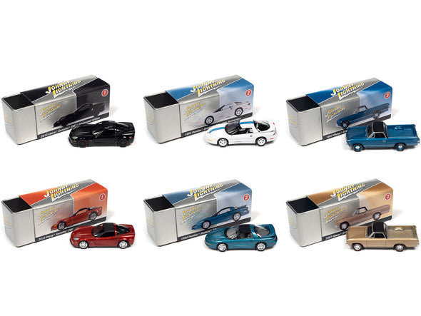 Johnny Lightning Collector's Tin 2022 Set of 6 1/64 Scale Diecast Cars