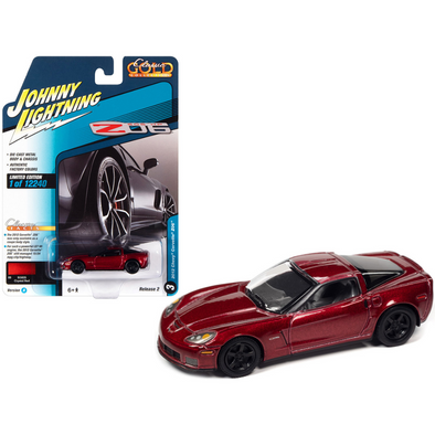 2012 C6 Corvette Z06 Crystal Red Metallic Limited Edition 1/64 Diecast Model Car