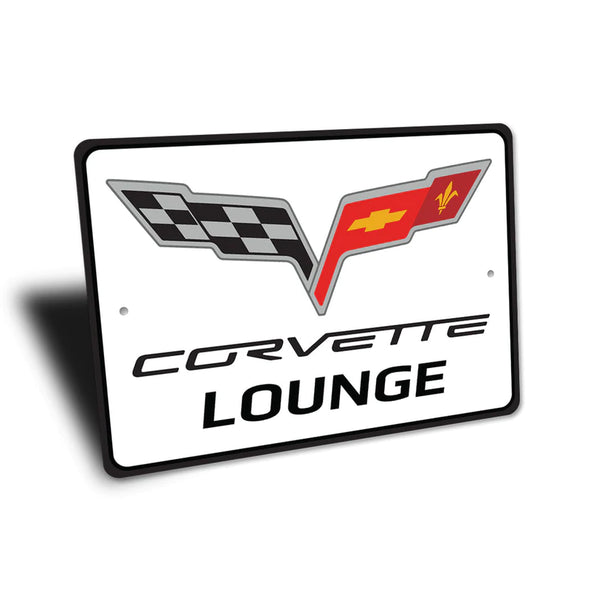 C6 Corvette Lounge - Aluminum Sign