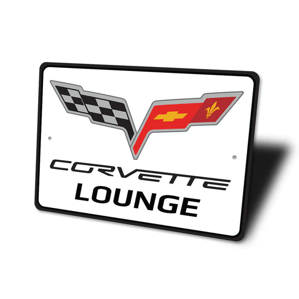 C6 Corvette Lounge - Aluminum Sign