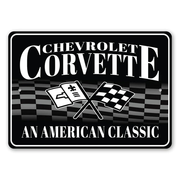 C2 Corvette An American Classic - Aluminum Sign