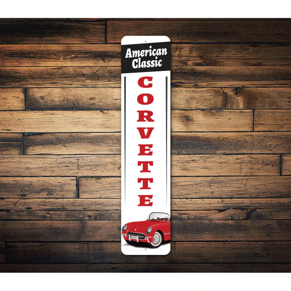 C1 Corvette American Classic - Aluminum Sign
