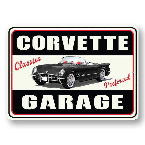 C1 Corvette Garage Classics Preferred - Aluminum Sign