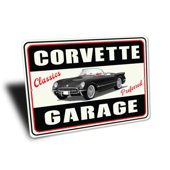 C1 Corvette Garage Classics Preferred - Aluminum Sign