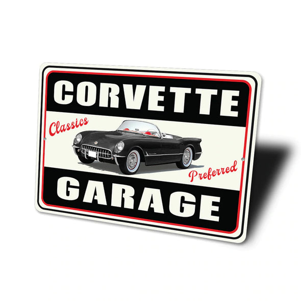 C1 Corvette Garage Classics Preferred - Aluminum Sign