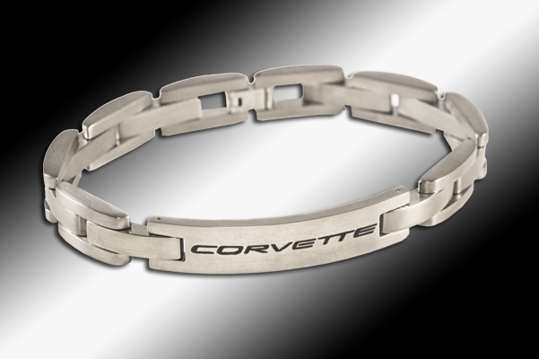 C5 Corvette Signature Men's Titanium Bracelet - [Corvette Store Online]