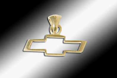 Chevy Bowtie Emblem Pendant | 14k Gold