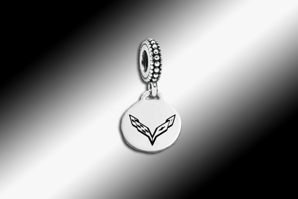 C7 Corvette Various Emblems | Pandora-Style Dangle Bead - [Corvette Store Online]