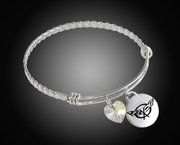 C5 Corvette Twisted Bangle Charm Bracelet - [Corvette Store Online]