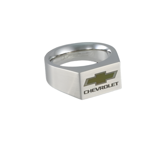 Chevy bowtie cheap wedding ring