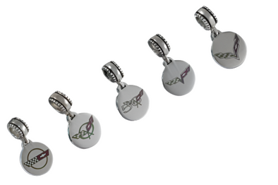 Corvette Pandora-Style Color Dangle Bead C4-C7 - [Corvette Store Online]