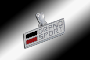 C7 Corvette Grand Sport Pendant - Sterling Silver - [Corvette Store Online]