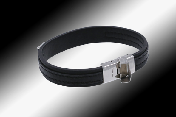 C8 Corvette Next Generation Leather Bracelet - [Corvette Store Online]